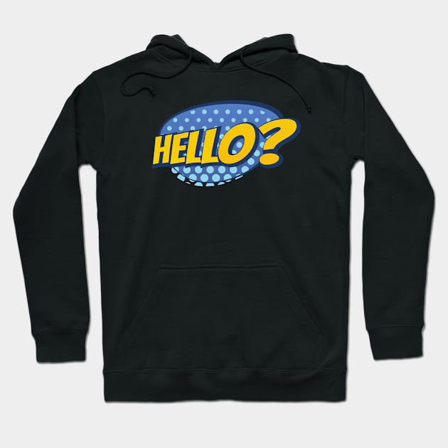 SEY HELLO! Hoodie by Grishman4u